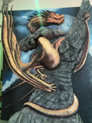 Dragon sculpture , and small Styrofoam studio - For Sale !!!