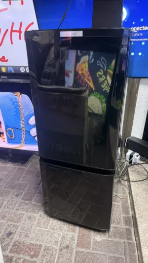 Fridge Mitsubishi bottom freezer black colour