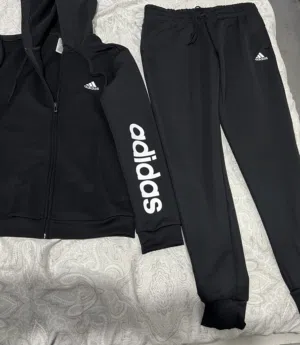New black adidas Essentials Tracksuit Women