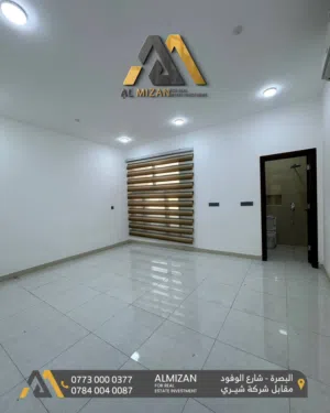 منزل حديث للايجار  في البصره- مناوي باشا  المساحة  100 متر  3 طوابق