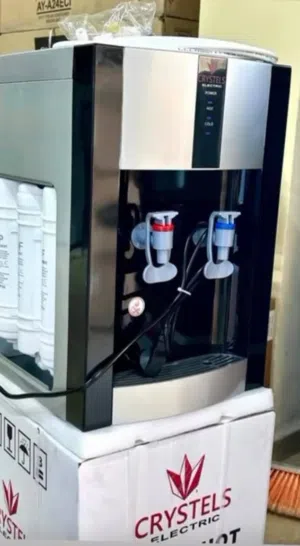 كولر كرستال مع فلاتر خط مياه مباشر بدون قارورة كفالة سنتين