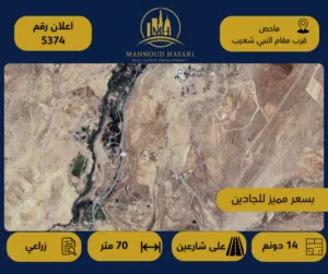 Farm Land for Sale in Amman Mahes
