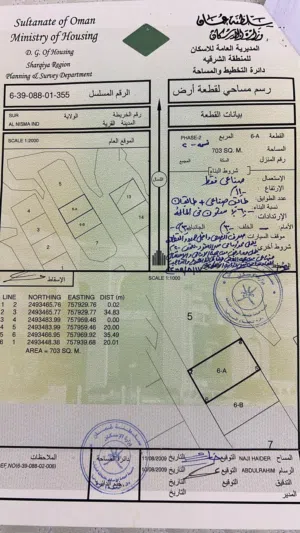 فرصة ذهبية للبيع - أرض صناعية في ولاية صور النسمة الصناعية)