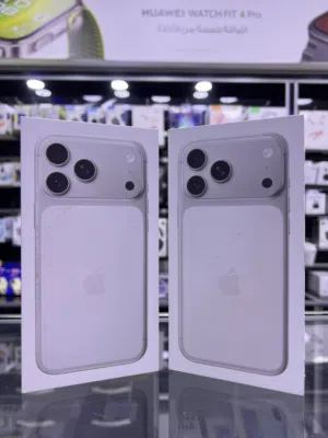 iPhone 17 Pro Max ( 1 Tera ) ايفون 17 برو ماكس 1024 جيجابايت متوفر باللون الابيض كفالة الشركة سنة