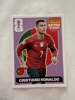 Cristiano Ronaldo panini World Cup 26 sticker (extra sticker rare)