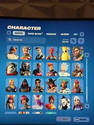 حساب فورت اساسي إيبك يربط جميع المنصات 96 سكن ملغم سكنات ايتم شوب.