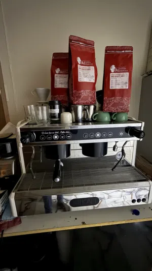 Coffee machine 2group head