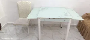 glass dining table
