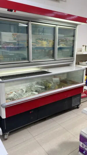 كومبو فريزر + ثلاجه عرض