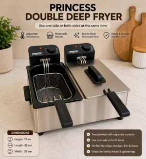 Dual Tub Deep Fryer
