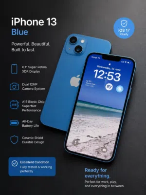 iPhone 13 Blue – Excellent Condition