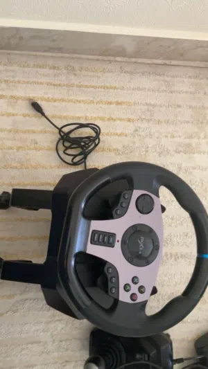 Racing Wheel Set / طقم عجلة القيادة للألعاب