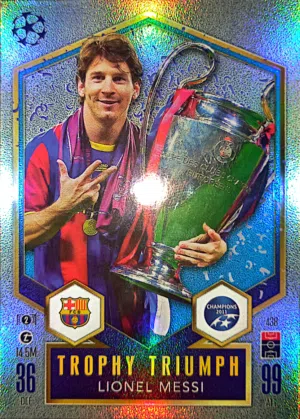 original perfect condition match attax card Messi