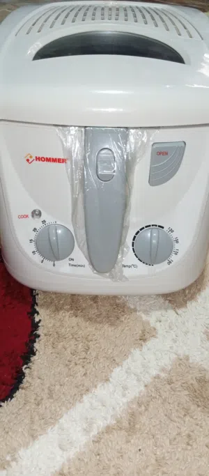 السلام عليكم و رحمة الله و بركاته "قلاية كهربائية HOMMER جديدة - قلي صحي وسريع بأفضل سعر!"
