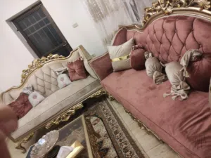 طقم كنب بحال الوكاله سبع مقاعد