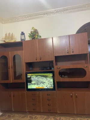 بوفيه ثلاث قطع خشب لاتيه 18