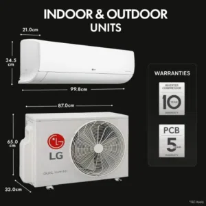 LG Split AC 2 Ton – 24,500 BTU