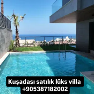 Kuşadası Urgent Luxury Villa for Sale 4+1  Sea View