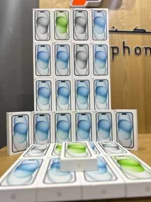 ايفون 15 ذاكرة 256GB جديد ضمان سنة