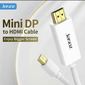 كيبل وتحويلة من نوع Mini DisplayPort إلى HDMI من ماركة Jasoz Jasoz brand Mini DisplayPort to HDMI