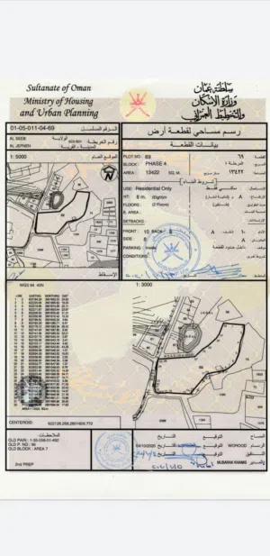 Commercial Land for Sale in Muscat Al Jafnayn