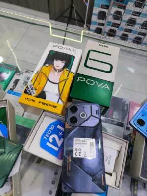 جهاز مستعمل بحال الجديد Tecno Pova 6 مواصفات 256 جيجا رام16 بطارية 6000 مستعمل بحالة الوكالة