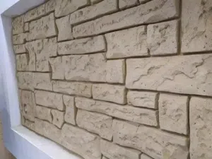 تنفيذ جدران صخرية بتصميم عشوائي