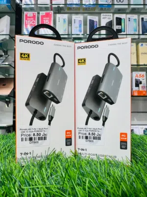 Porodo 7in1 USB C Hub in Muscat / Brand New