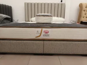 فرشة لوتس قماش جاكار  اسفنج 2سم ضغط عالي  2سم بليستر  ارتفاع 25 سم  و كفالة 4 سنين