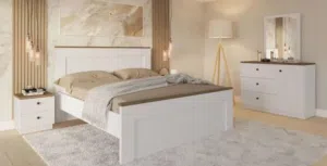 سرير وتسريحه وأدراج