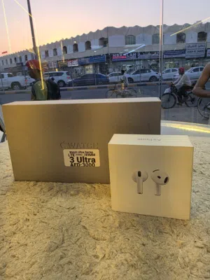 Apple watch ultra 3 and AirPods 4 TDRA UAE version