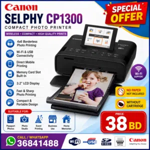 Canon SELPHY Photo Printer  - WiFi Copy  Print - Mobile Printing