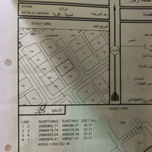 Residential Land for Sale in Al Batinah Saham