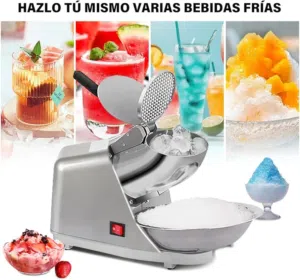 ماكنة برش الثلج  كسارت الثلج - شفرات مزدوجة مصنوعة من الفولاذ المقاوم للصدأ .