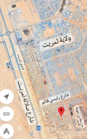 للبيع ارضين شبك في ثمريت بمساحة 1800 متر تصلح لعمل استراحة بالقرب من خط ثمريت صلالة