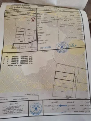 ارضين زراعة شبك في ولاية المصنعه الشعيبة بموقع ممتاز قريب من دوار الشعبيه ومن سوق الطريق شارع قار