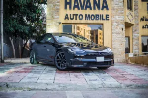 Tesla Model S-PLAID 1020hp مديل 2021 بحاله الوكاله من الداخل والخارج