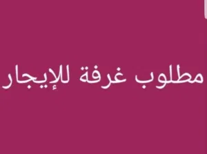 مطلوب غرفة أو استديو للايجار الدائم أو مؤقت