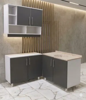 كاونتر خشب mdf مرمر صناعي عرض فتره محدوده متر ارضي وملحق والسنك متر