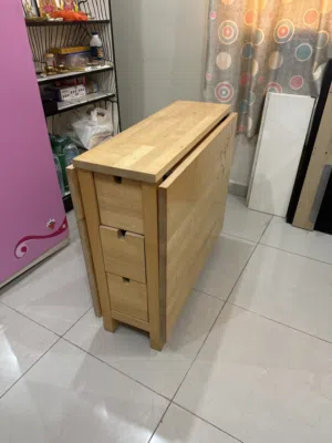 IKEA Foldable table with 6 drawers