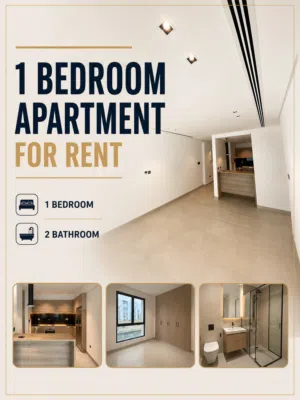 One bedroom apartment for rent