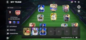 Fc mobile account 123 ovr and Messi 124 and Mbappe