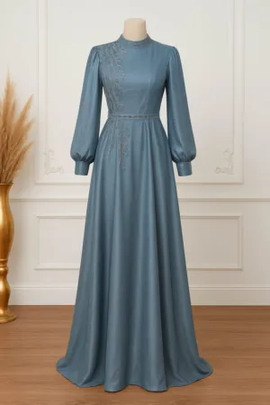 فساتين للمناسبات للمحجبات يوجد الوان وعدة مقاسات