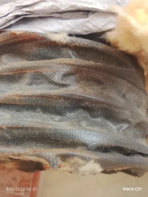 توبو مغلف بالصوف الحراري خاص بالتكييف المركزى