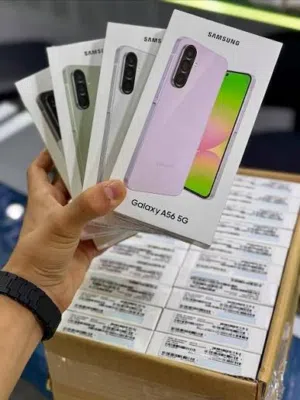 Samsung A56 (128&256) (8&12) جديد كفالة الوكيل الرسمي بالأردن Bms بسعر مميز جدا