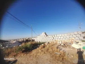 براميل كرتون كبيره وصغيره.شبه.جديده