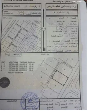 Residential Land for Sale in Al Dakhiliya Sumail