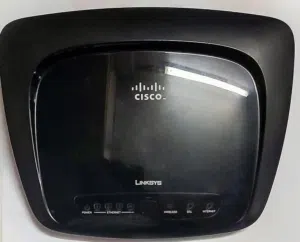 مودم راوتر سيسكو لينكسيس Linksys Cisco موديل WAG120N Annex A للإنترنت عبر الهاتف الثابت adsl