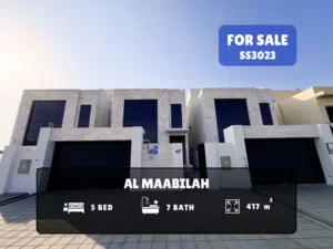 For Sale (HOT OFFER): Modern 5-Bedroom Villa Near Mall of Muscat in Al Maabilah REF SS3023