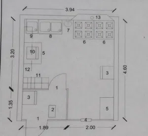 للبيع كافيتيريا جاهزه في مويلح على الشارع العام Readymade Cafeteria for sale in Muwailih main road